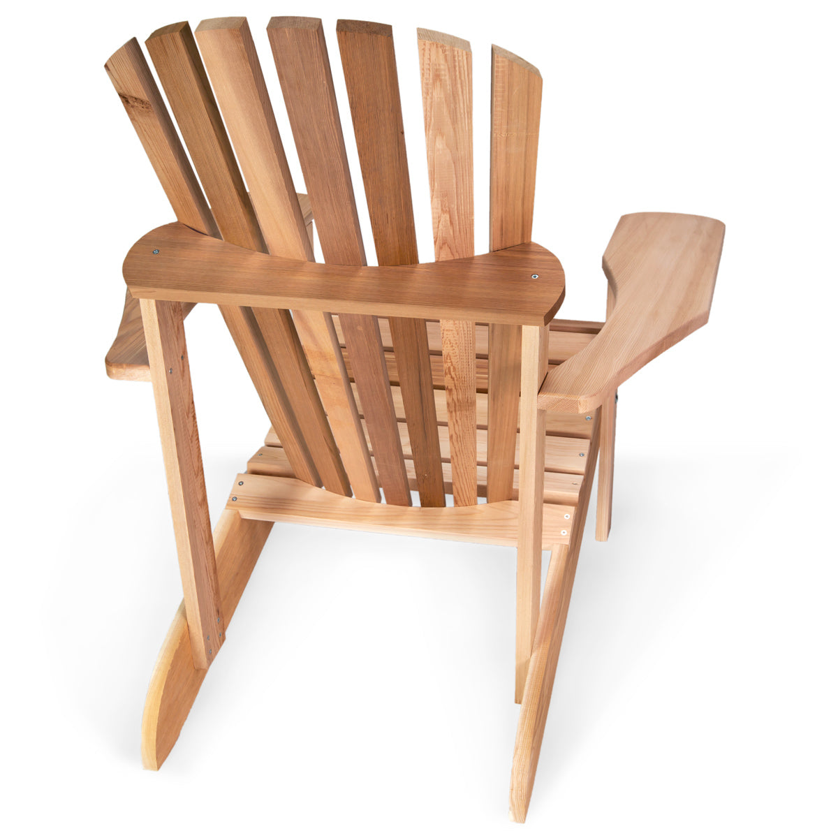 western red cedar adirondack chair and ottoman