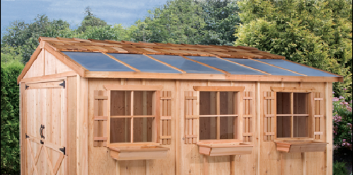 Shed with Skylights