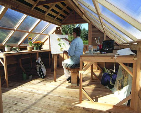 Inside the Cedarshed Sunhouse