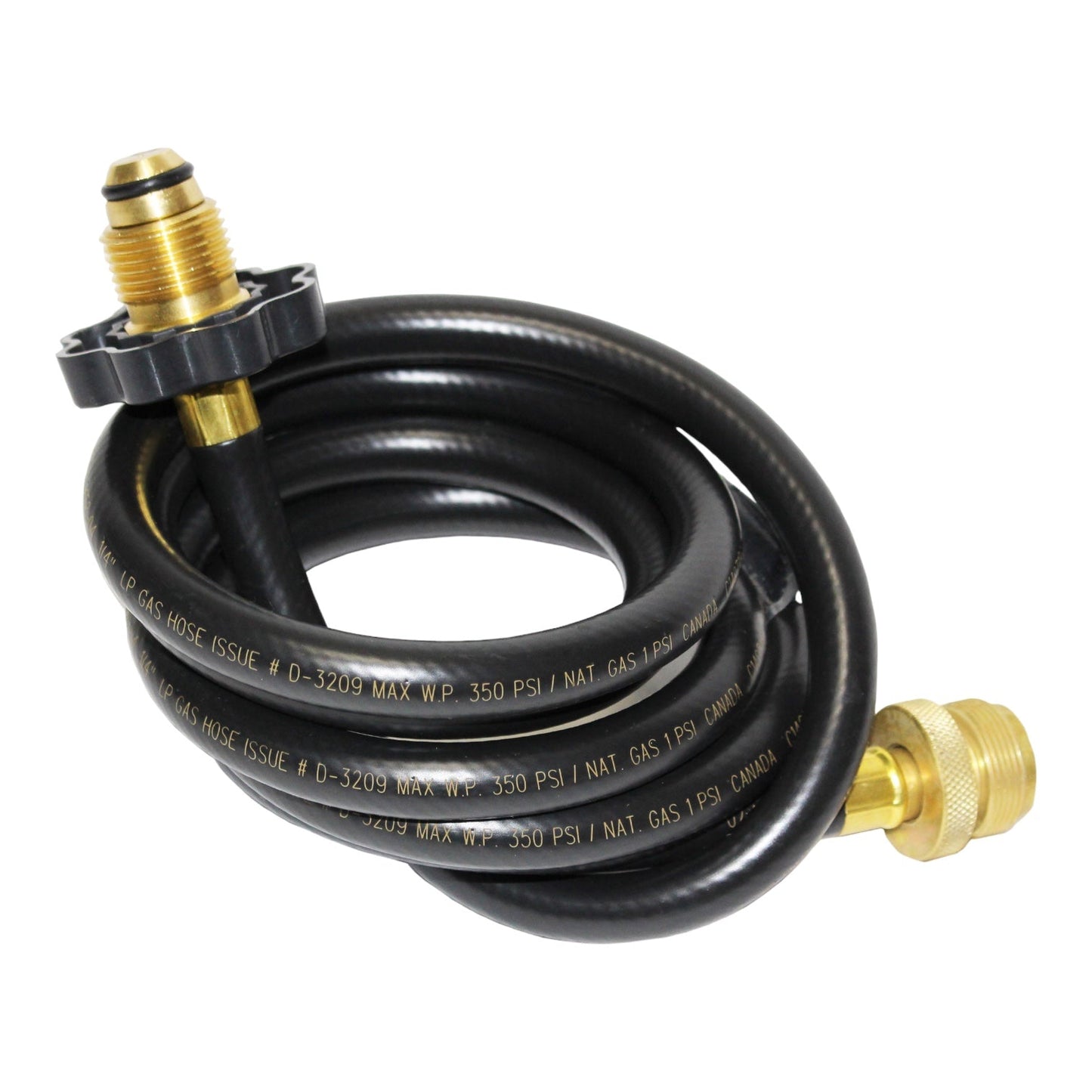 Standard Propane Hose – POL Fitting to BBQ Connection (Canada)