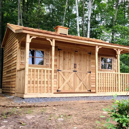 RanchHouse | Garden Sheds With A Covered Front Porch