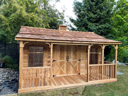 RanchHouse | Garden Sheds With A Covered Front Porch