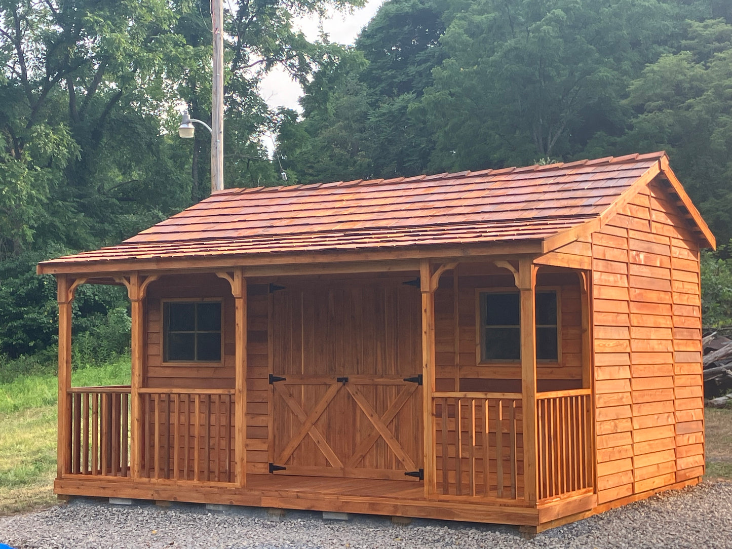 RanchHouse | Garden Sheds With A Covered Front Porch