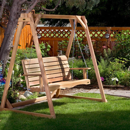 premium porch patio outdoor swing five feet easy assemble