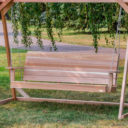 premium porch patio outdoor swing five feet easy assemble