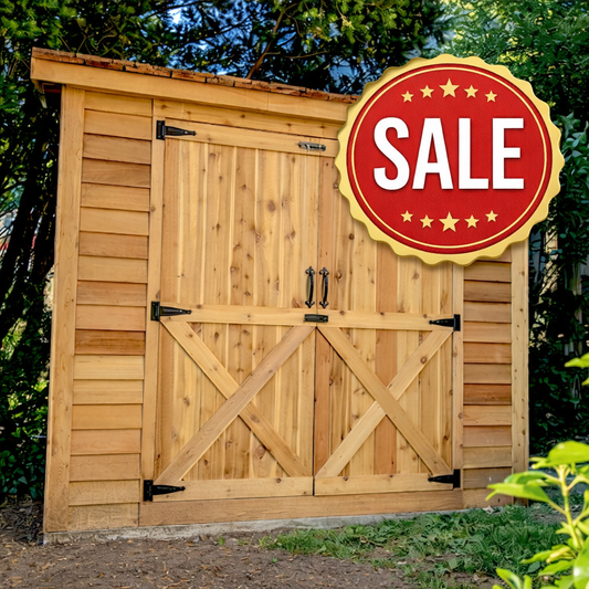 lean to shed with sale promo