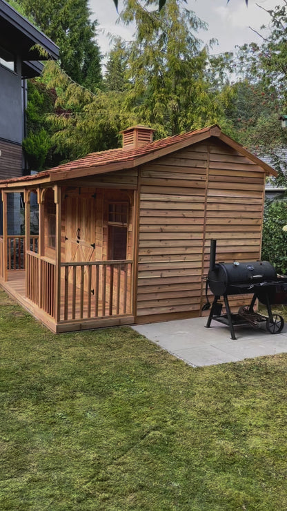 RanchHouse | Garden Sheds With A Covered Front Porch