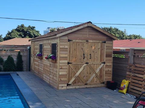 pool shed