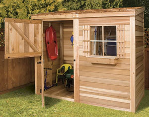 Cedarshed Bayside Kit with Dutch Door