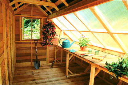 Sunhouse Interior with bench